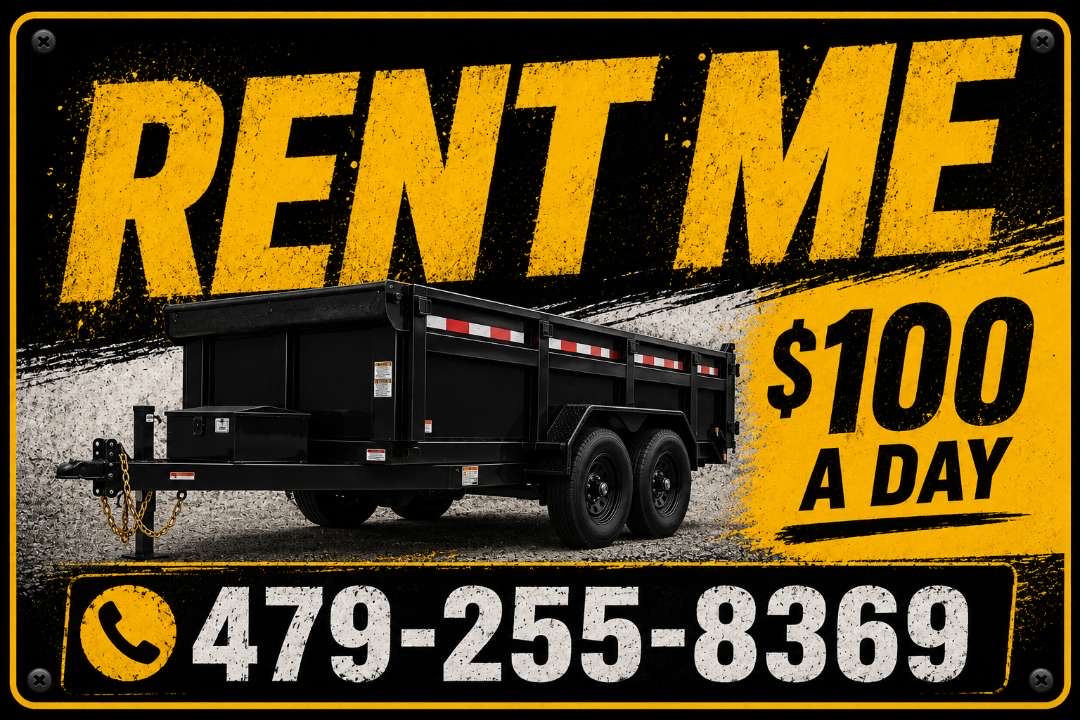 Rent Me $100 a day - 9Ds dump trailer